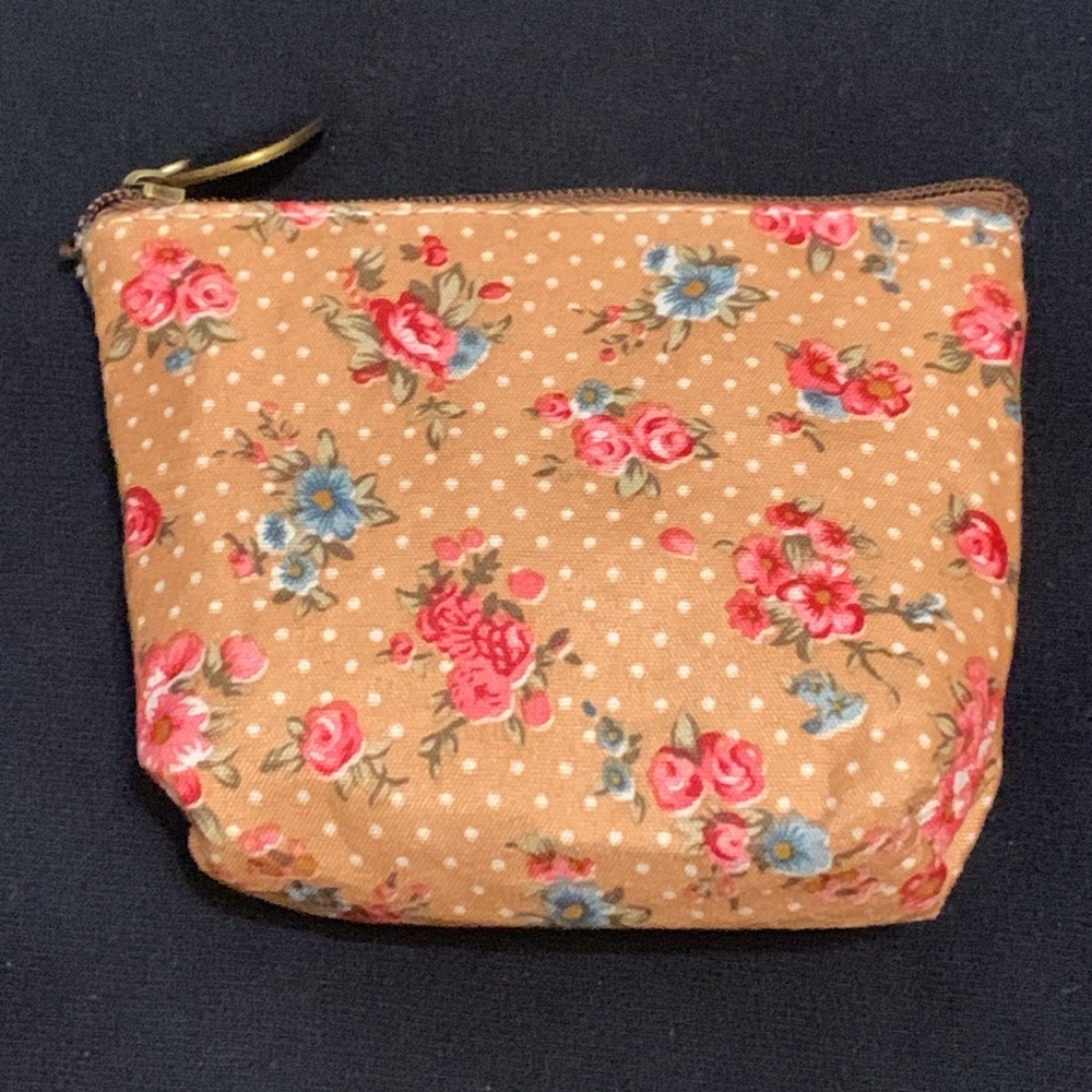 Boho Cottagecore Floral Lace Trim Mini Coin Purse - Picture 2 of 5
